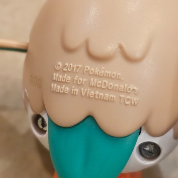 Pokemon Sun Moon 2 ROWLET Wind-Up Owl Happy Meal Toy McDonald's 2017 - Picture 4 of 5